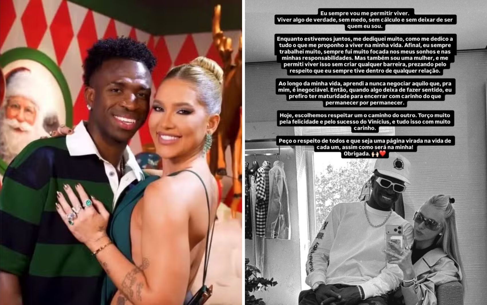 Virginia desabafa sobre fim do namoro com Vini Jr.: 'Aprendi a nunca negociar o que para mim é inegociável'