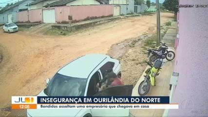 Bandidos assaltam empresária ao chegar em casa em Ourilândia do Norte