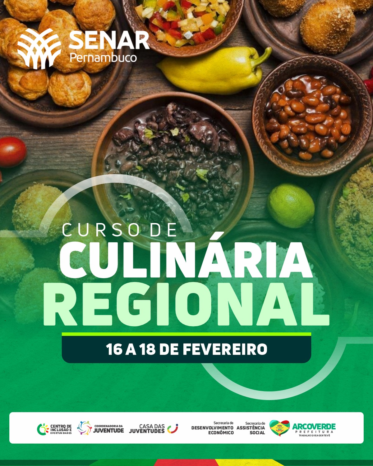 Curso gratuito de culinária regional é oferecido em Arcoverde | Caruaru ...