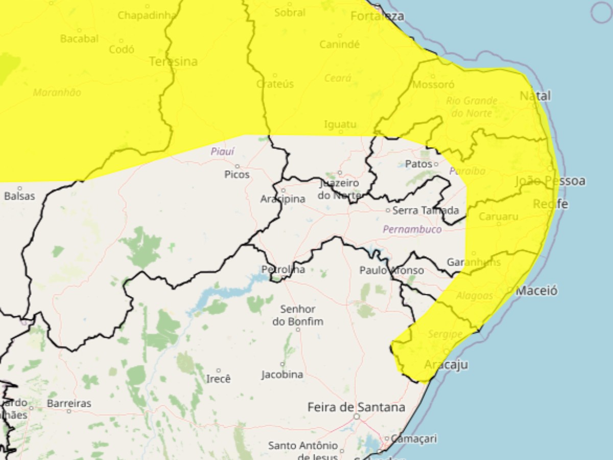 Interior de PE tem 59 cidades em alerta de chuvas intensas; veja lista