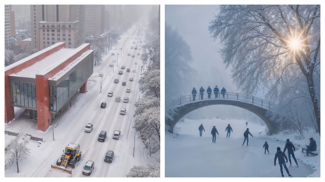 Vídeo com inteligência artificial mostra como seria São Paulo com neve; relembre forte geada ocorrida em 1918
