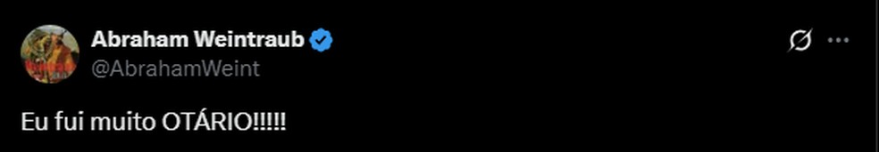 Ex-ministro de Bolsonaro em redes sociais — Foto: Reproduo