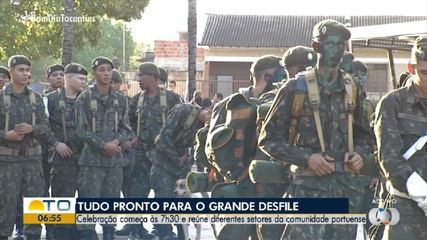 Exército participa de desfile em Porto Nacional no dia da Independência do Brasil