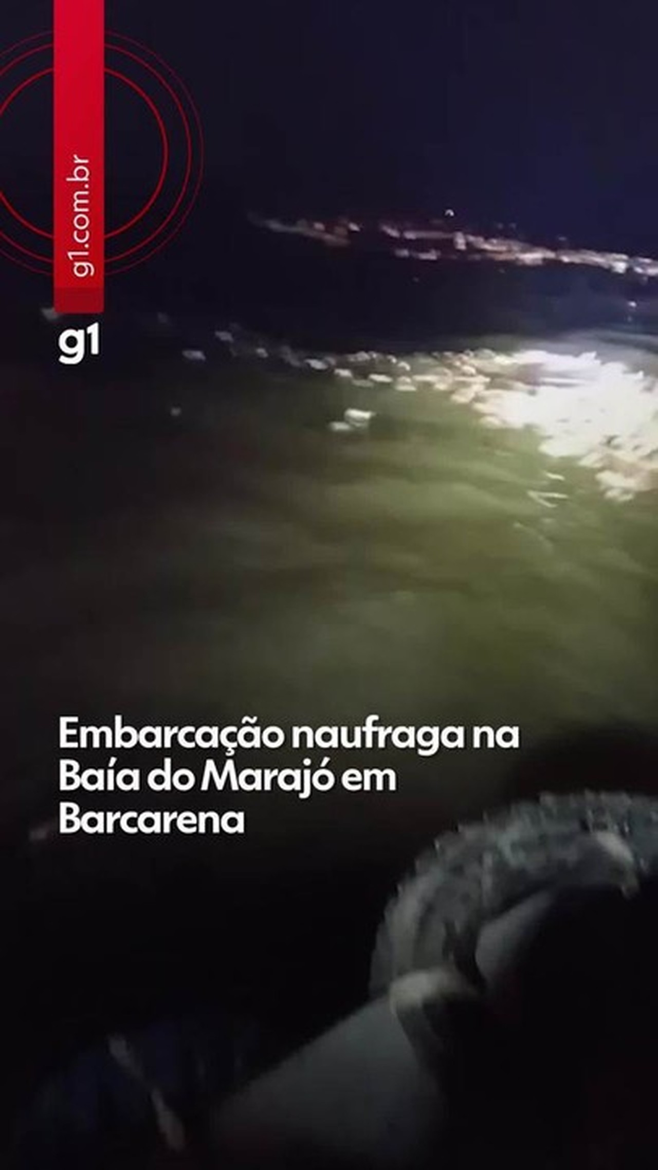 Embarcação naufraga próximo à Vila do Conde, em Barcarena
