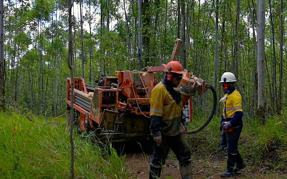 Descoberta de terras raras no Sul de Minas levou à corrida de empresas para pesquisar a região em busca dos minerais, considerados estratégicos — Foto: Divulgação / Meteoric