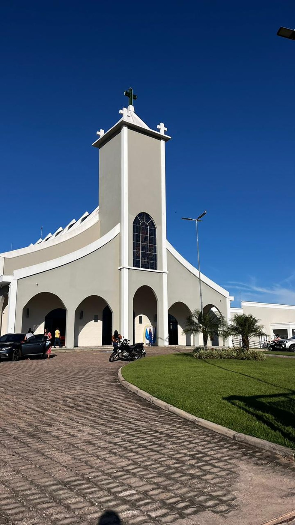 Paróquia Senhor Bom Jesus, Pontes e Lacerda (MT) — Foto: Reprodução