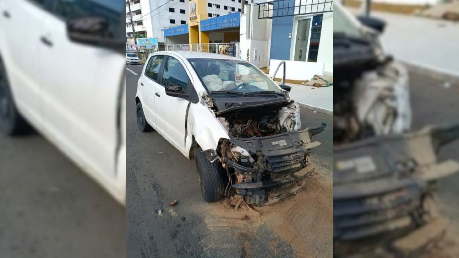 VÍDEO: motorista dorme ao volante, bate contra muro de casa e rodopia com carro em Botucatu