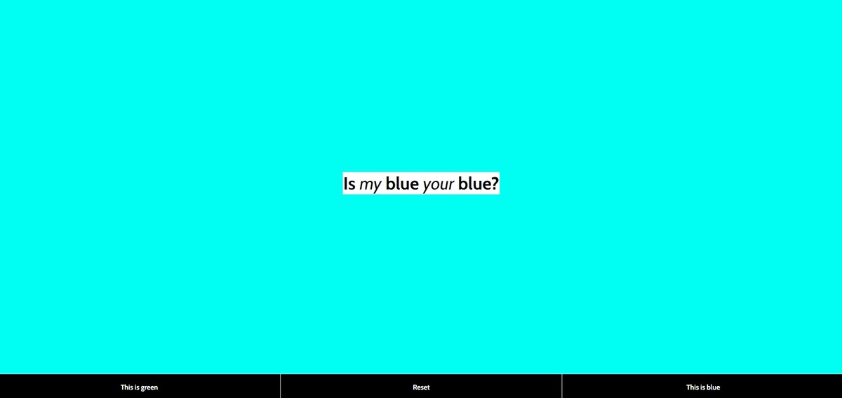 Verde ou azul? Teste de cores nasce de discussão sobre tom de cobertor e viraliza