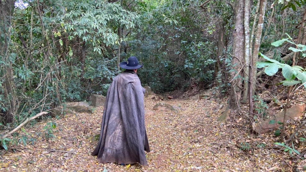 Segundo a lenda, o major voltou para sua fazenda e passou a vagar pela região — Foto: Gabriel Castro/g1