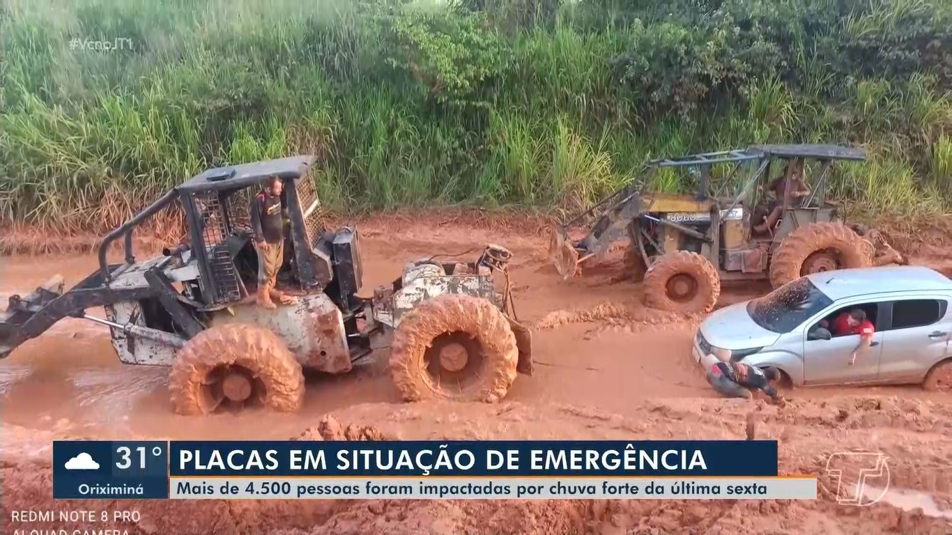 Fortes chuvas levam Placas a decretar situação de emergência