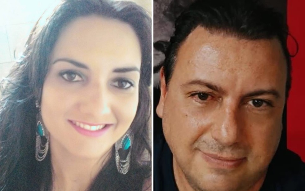 Vanessa Gonçalves Miranda, de 40 anos, e o namorado dela, o dentista Adilson Coelho de Paula, de 56, foram presos por suspeita de estelionato em Miguelópolis, SP — Foto: Reprodução/Redes sociais