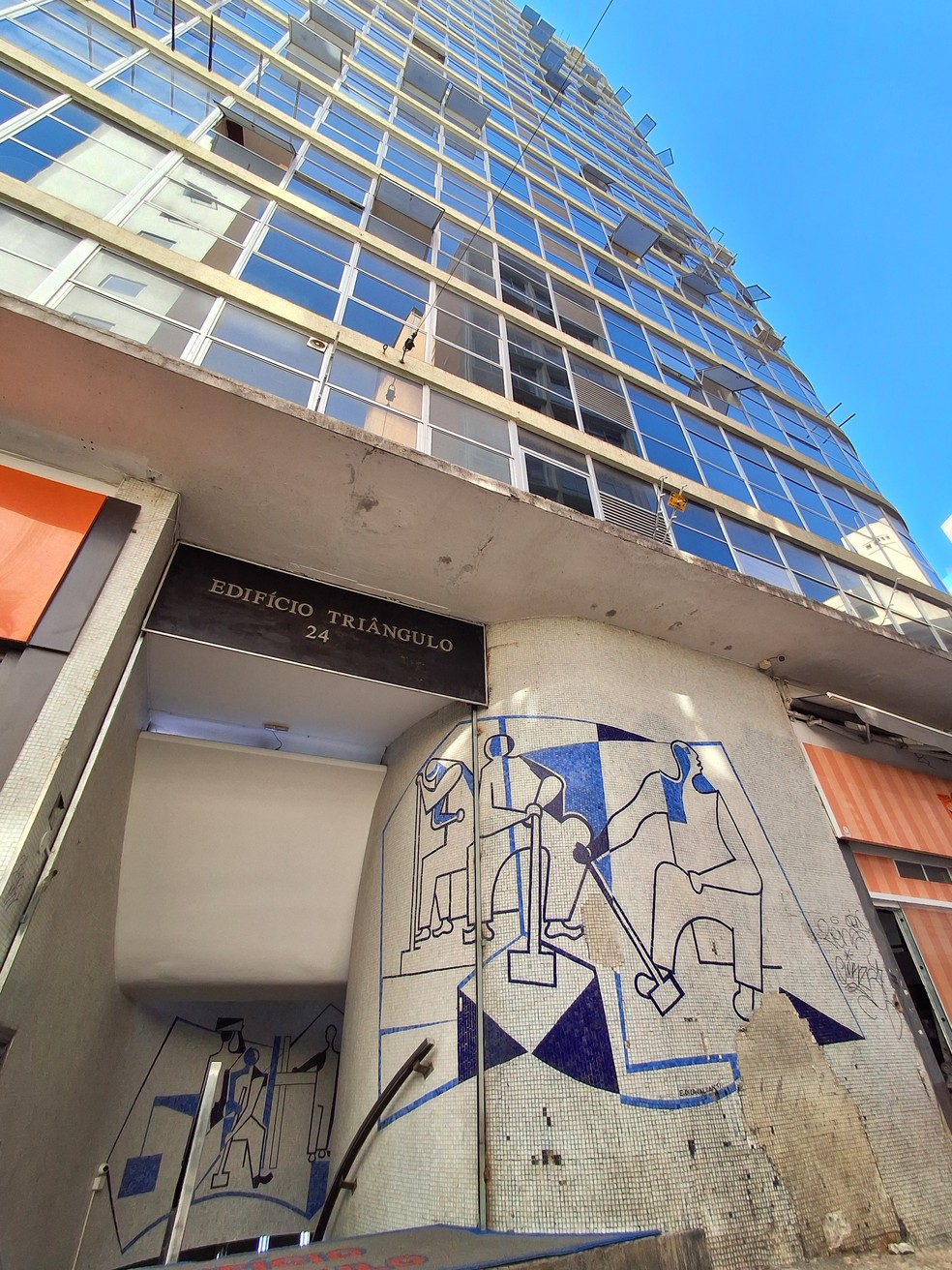 Edifício Triângulo, no Centro de São Paulo — Foto: Gustavo Honório/g1