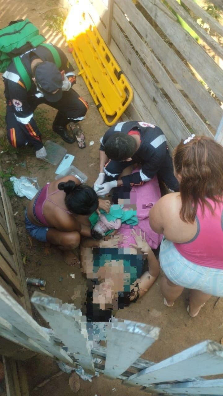 Jovem dá à luz em beco antes de ser atendida pelo Samu no interior do Acre