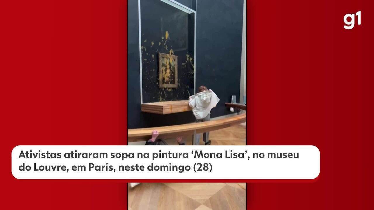 Ativistas que jogaram sopa na Mona Lisa serão condenadas a pagar multa ...