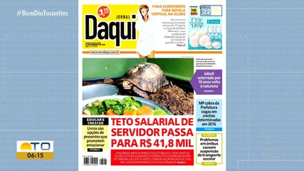 Confira os assuntos em destaque no Jornal Daqui