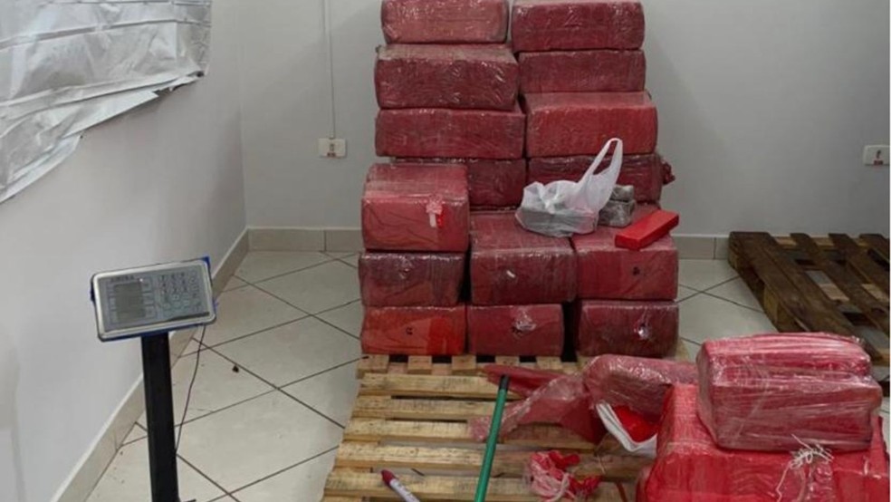 Quase 2 toneladas de drogas em Uberl&acirc;ndia - opera&ccedil;&atilde;o Cerco Fechado &mdash; Foto: PCMG/Divulga&ccedil;&atilde;o