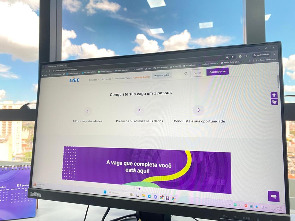 Ciee oferece mais de 900 vagas de estágio e jovem aprendiz no interior de SP — Foto: Beatriz Jarins/g1