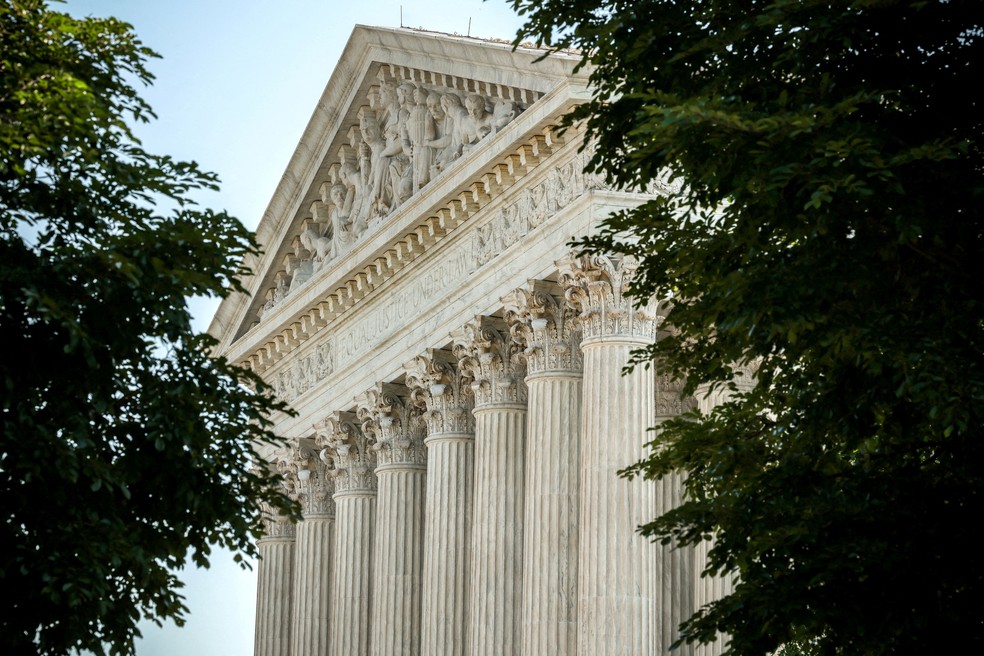 Suprema Corte dos Estados Unidos. — Foto: Evelyn Hockstein / Reuters