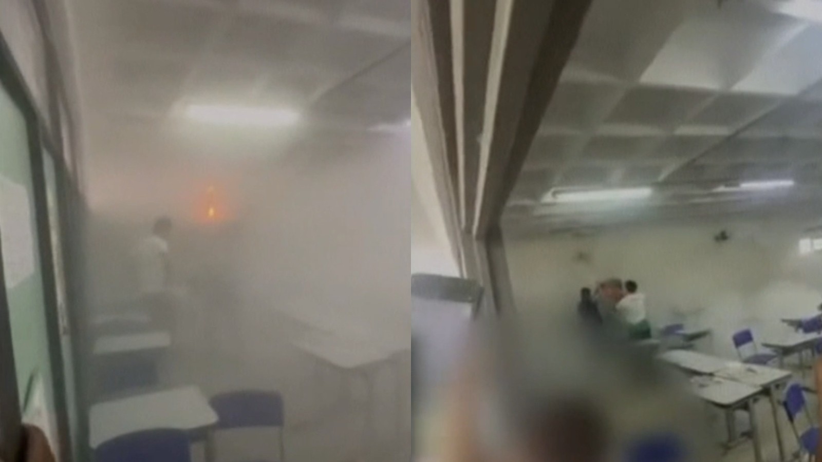 Ventilador em sala de aula pega fogo em escola de Fortaleza; ninguém ficou ferido