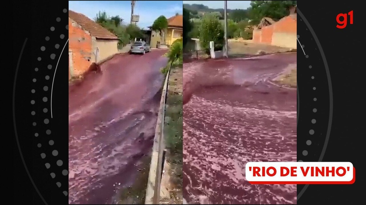 VIDEO: ‘Río’ de vino inunda las calles de una ciudad en Portugal tras la explosión de un tanque |  Mundo