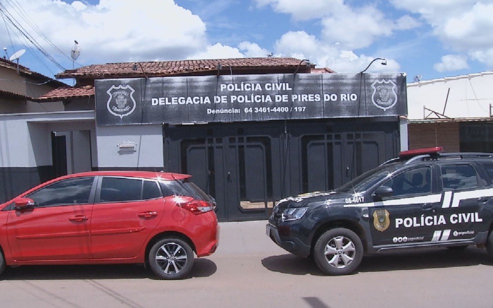 Caso foi investigado pela delegacia de Pires do Rio - Goiás — Foto: Reprodução/TV Anhanguera