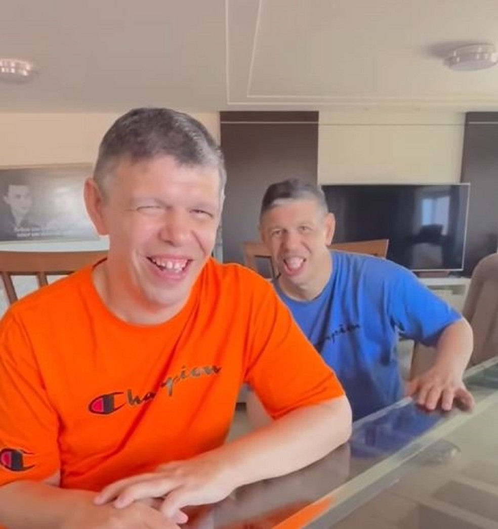 Filhos de Luci, Ângelo e Augusto são gêmeos | Foto: Redes sociais