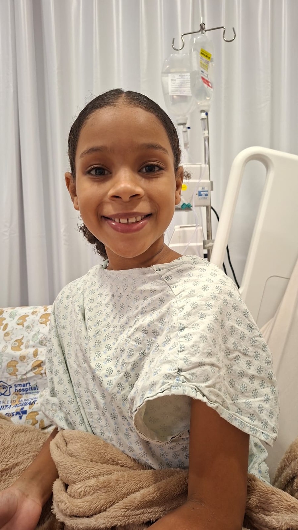 Raquel teve alta nesta segunda-feira (2) — Foto: Reprodução