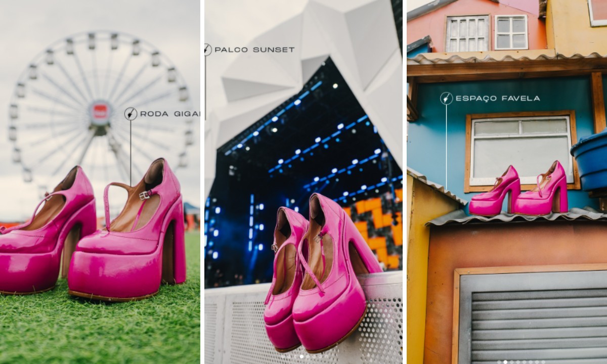'Cinderela do Rock in Rio': mulher que perdeu sapato rosa-choque no festival resgata o calçado