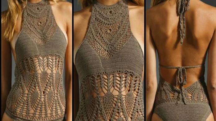 Moda praia de croche 2019 hotsell