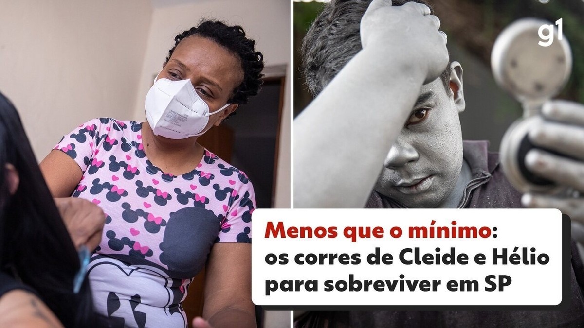 Renda em queda e vida no aperto: os 'corres' dos brasileiros que não ganham  nem 1 salário mínimo | Economia | G1