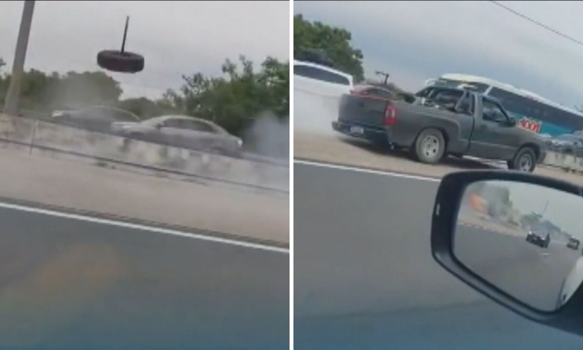 Roda se solta de carro em movimento na BR-101, em São Gonçalo