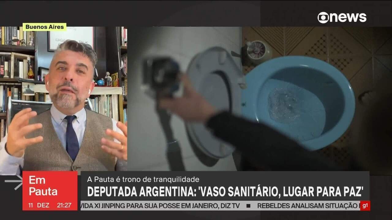 Deputada argentina propõe projeto de lei para declarar vaso sanitário como 'lugar para a paz'
