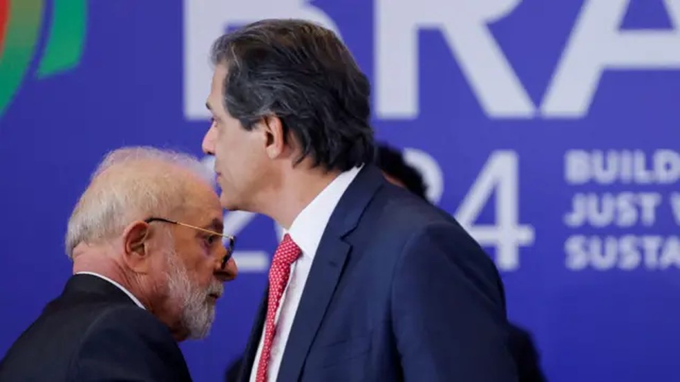 Lula e Haddad colocaram taxa��o dos mais ricos como prioridade do Brasil no G20 � Foto: Adriano Machado/Reuters