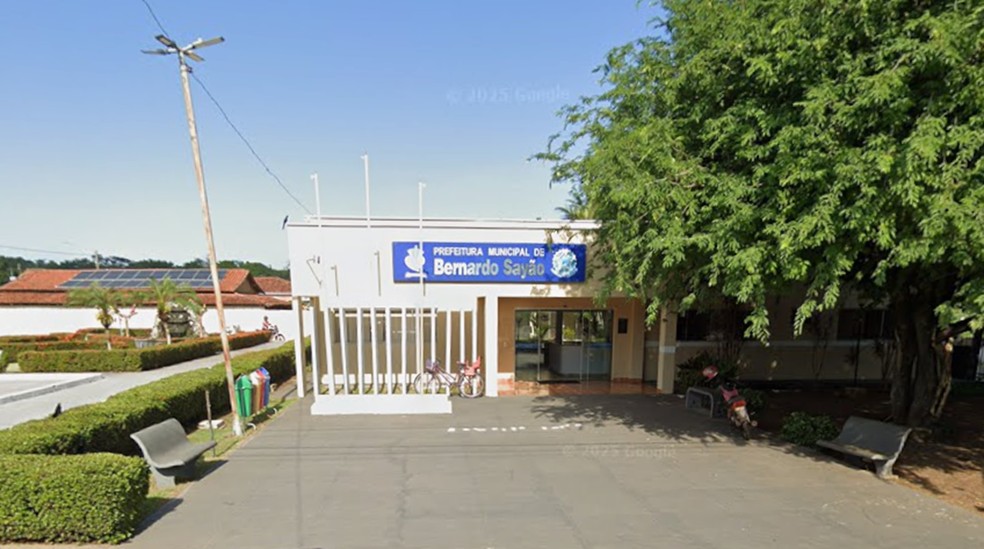 Prefeitura de Bernardo Sayão, no Tocantins — Foto: Reprodução/Google Street View