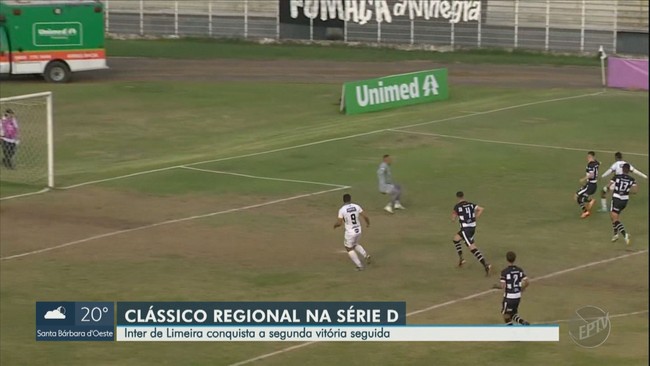 Inter de Limeira vence XV de Piracicaba em clássico regional pela Série D do Brasileiro