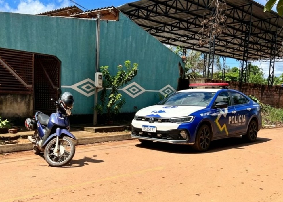 Abrigo onde idosos foram resgatados em Porto Velho &mdash; Foto: Pol&iacute;cia Militar