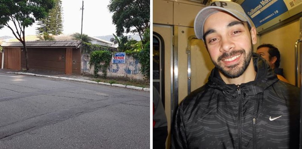 Leandro Trusko Machado foi encontrado morto em sua casa de alto padrão, na Zona Norte de São Paulo. Suspeita é de homicídio e de que ele tenha sido baleado — Foto: Davi Irikura/TV Globo e Reprodução/Arquivo pessoal