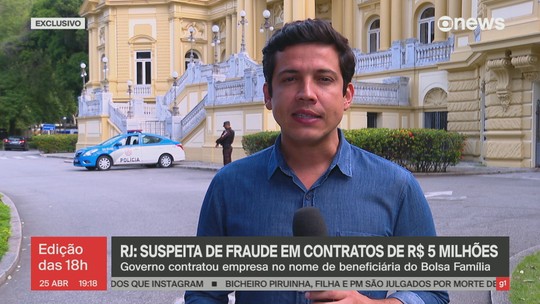 RJ: suspeita de fraude em contratos de R$ 5 milhões - Programa: Jornal GloboNews edição das 18h 