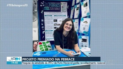Pesquisa de estudante do IFTO de Porto Nacional ganha reconhecimento nacional