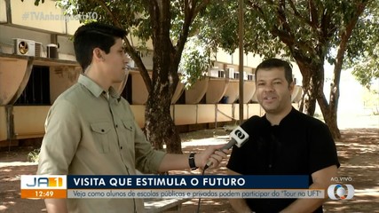 Escolas podem levar alunos para tour pelo campus da UFT
