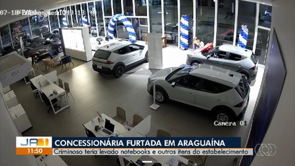 Homem invade concessionária e furta equipamentos eletrônicos em Araguaína