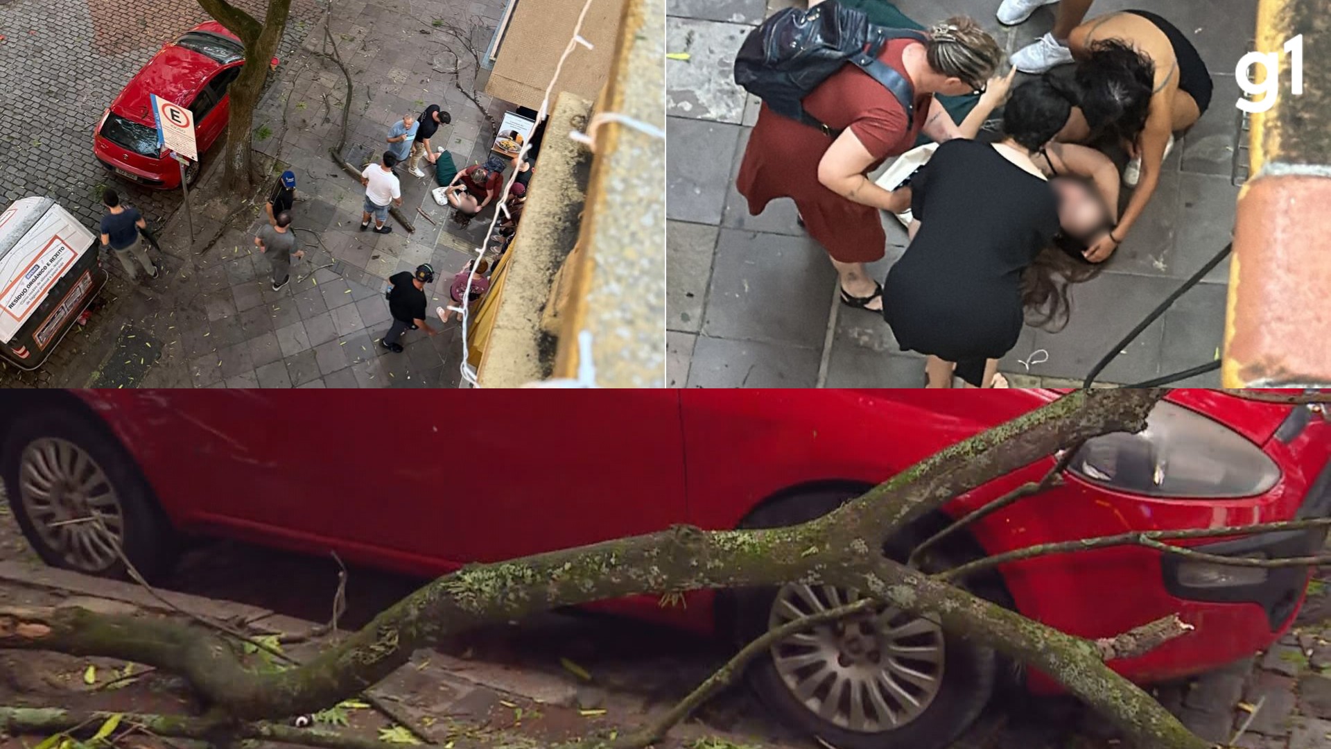 VÍDEO mostra avanço de nuvem enorme sobre Porto Alegre; cidade tem previsão severa de tempestade