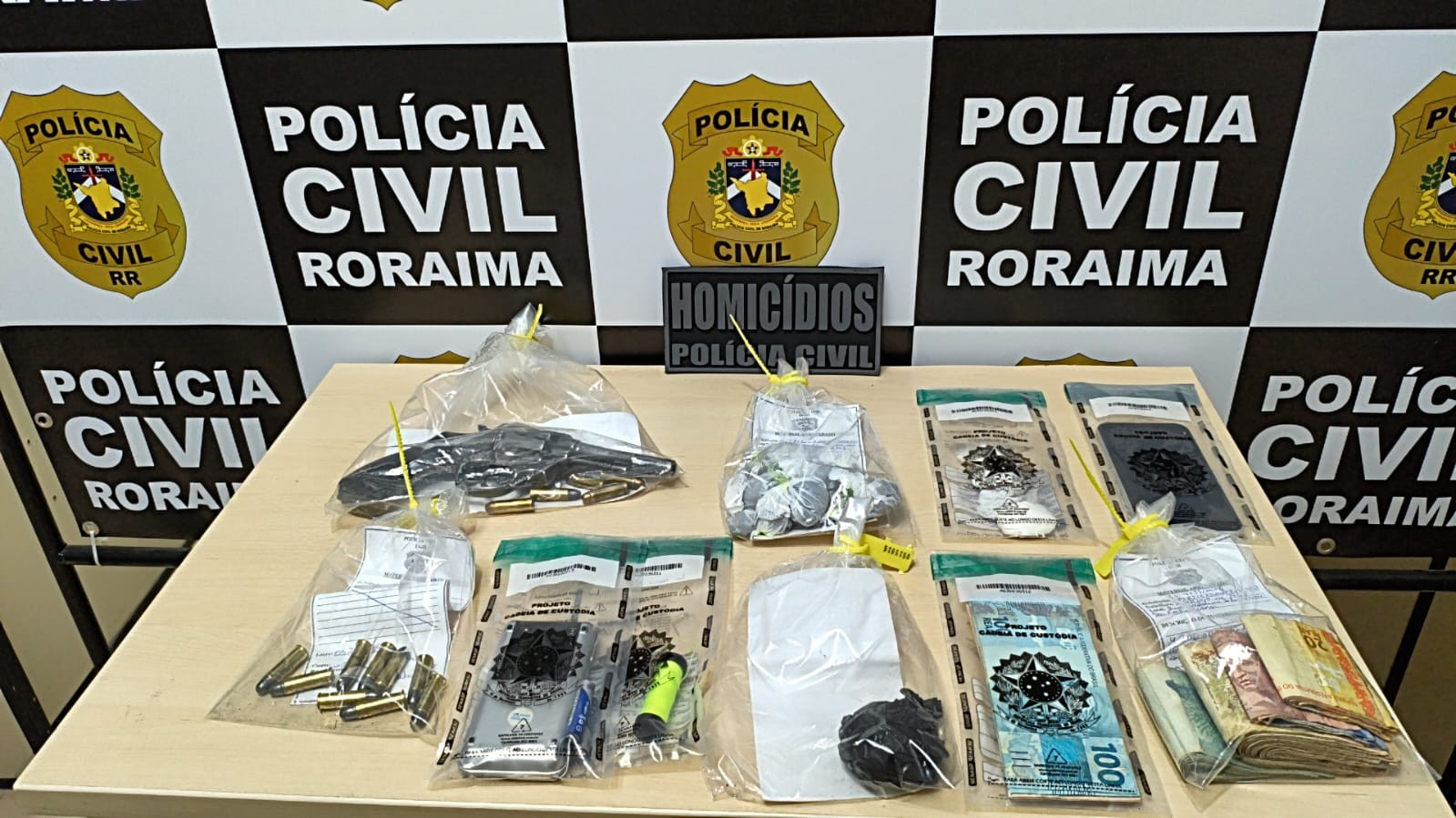 Suspeito de tráfico é preso em flagrante durante operação que investiga homicídios em Boa Vista