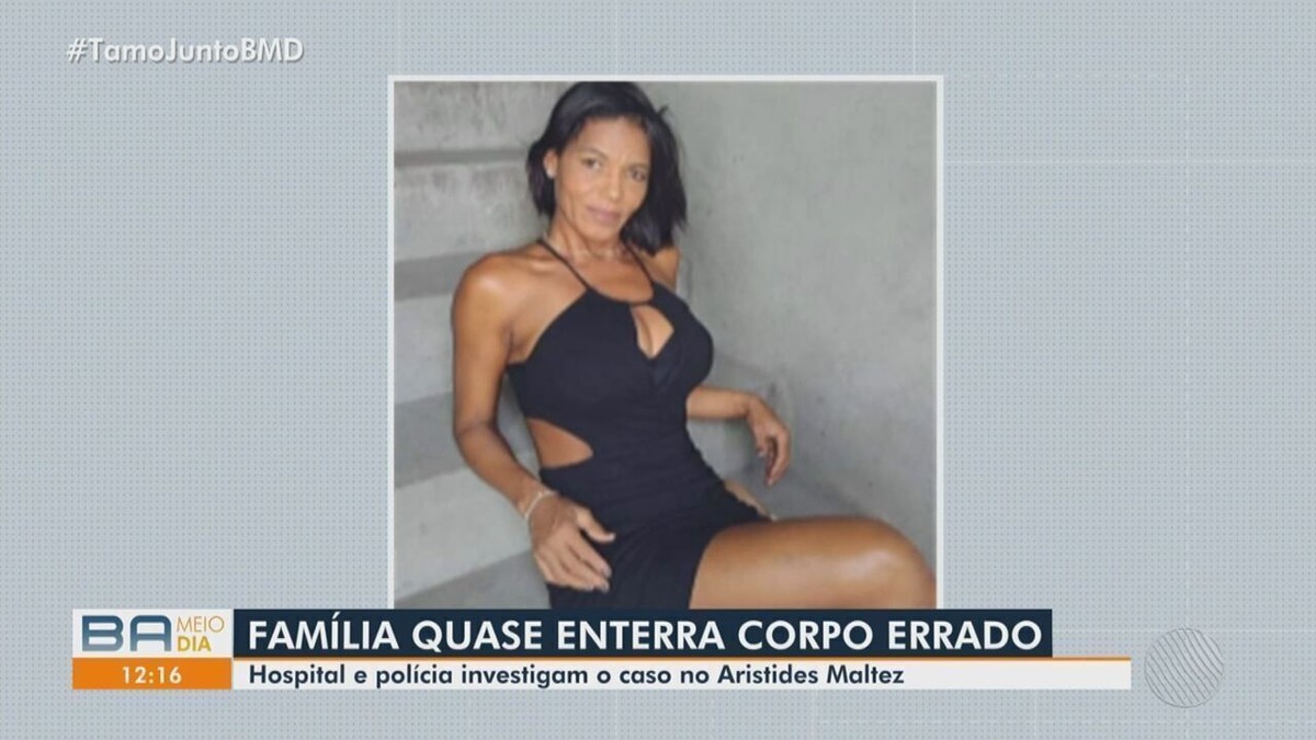 Família quase enterra corpo de mulher errada