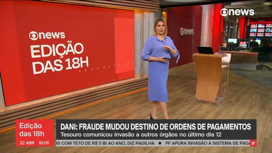 Fraudadores invadiram e usaram sistema semelhante ao PIX para desvio a sistema do governo - Programa: Jornal GloboNews edição das 18h 