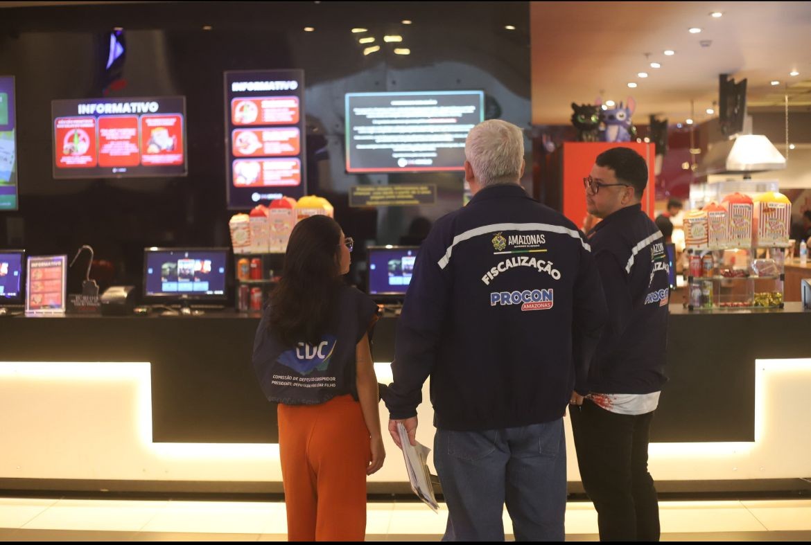 Cinema de shopping em Manaus é notificado por proibir entrada com alimentos externos