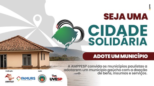AMPPESP e FAMURS lançam o programa “cidade solidária”