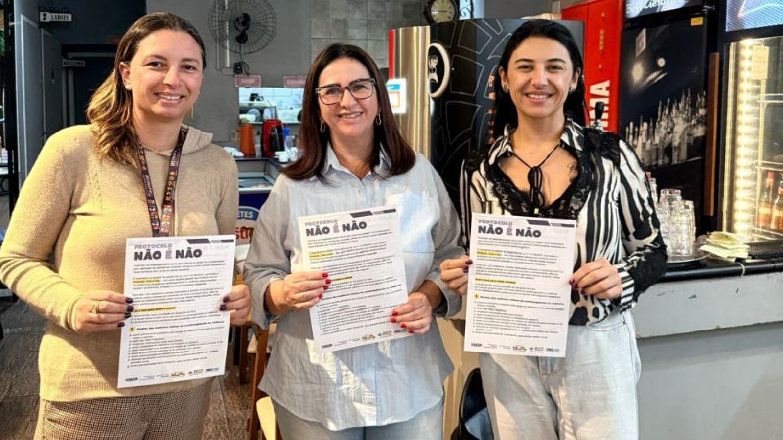 Procon e Assistência Social orientam comércio contra violência às mulheres