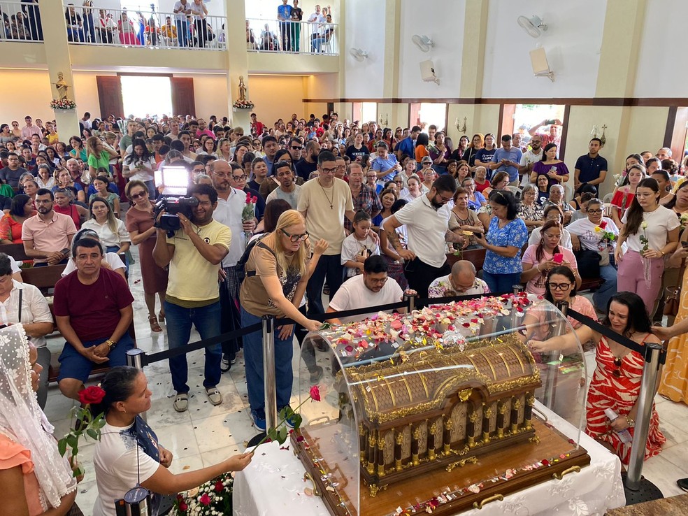 Relicário de Santa Terezinha em Parnamirim, na Grande Natal — Foto: Pedro Trindade/Inter TV Cabugi