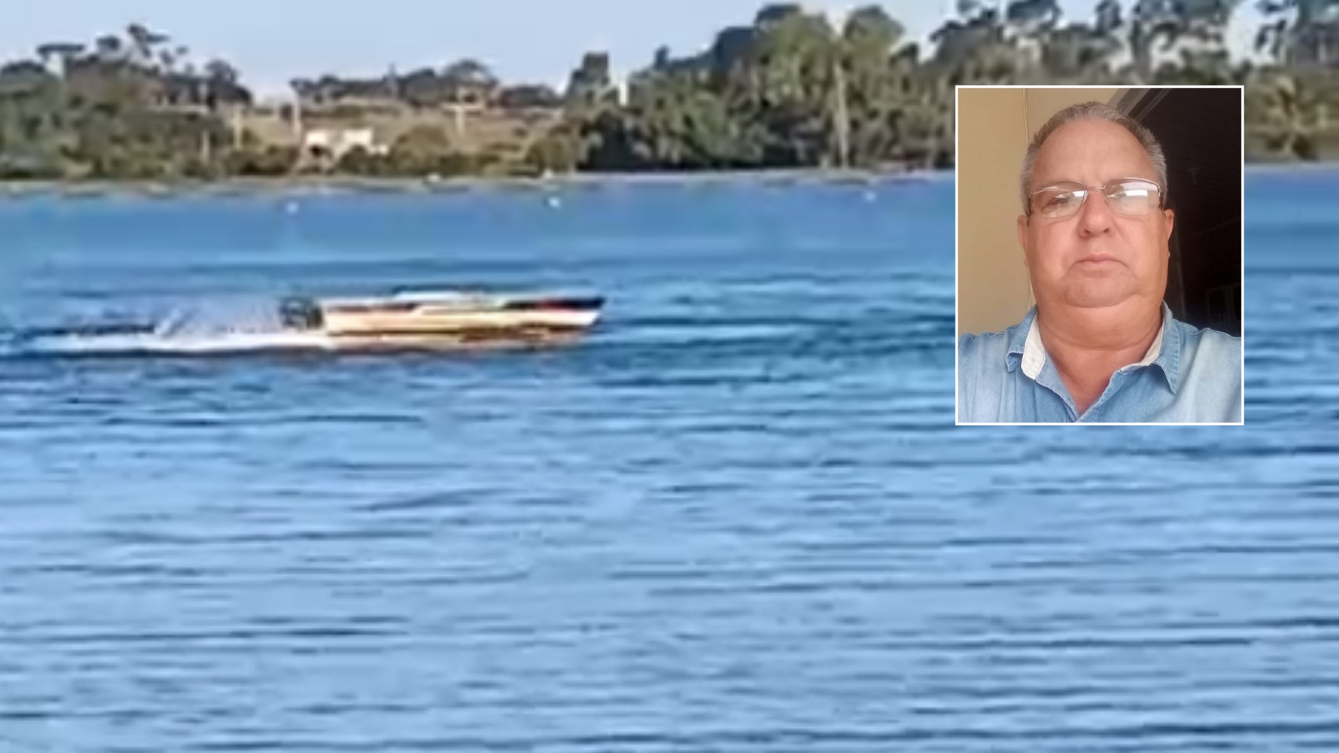 Homem cai de barco e morre afogado em rio no interior de SP; vídeo mostra embarcação navegando sem piloto